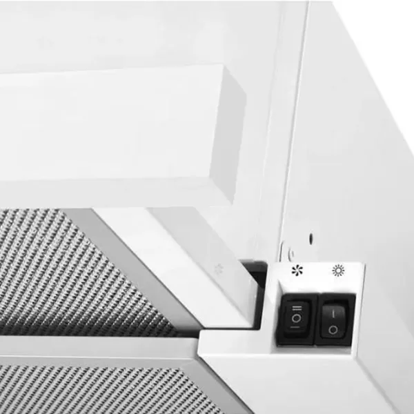 Hotă Mastercook Solaris 700 FG LED Telescopică/ White/ Gray photo 4