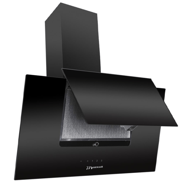 Hotă Mastercook Tivano 700 Sensor LED Înclinată/ Black/ Gray photo 2