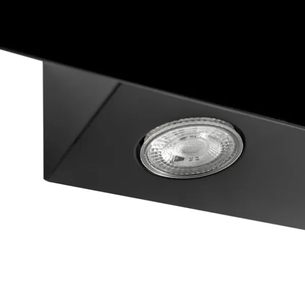 Hotă Mastercook Tivano 700 Sensor LED Înclinată/ Black/ Gray photo 3