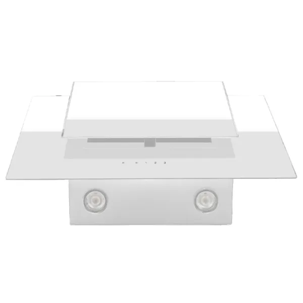 Hotă Mastercook Tivano 700 Sensor LED Înclinată/ White/ Gray photo 2