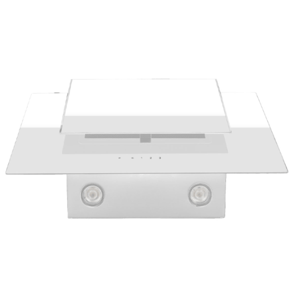 Hotă Mastercook Tivano 700 Sensor LED Înclinată/ White/ Gray photo 2