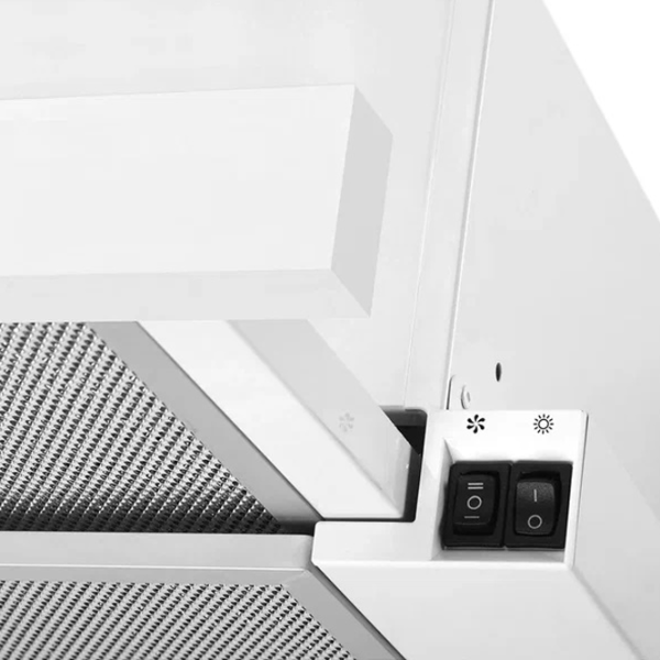Hotă Mastercook Solaris 700 LED Telescopică/ White/ Gray photo 2