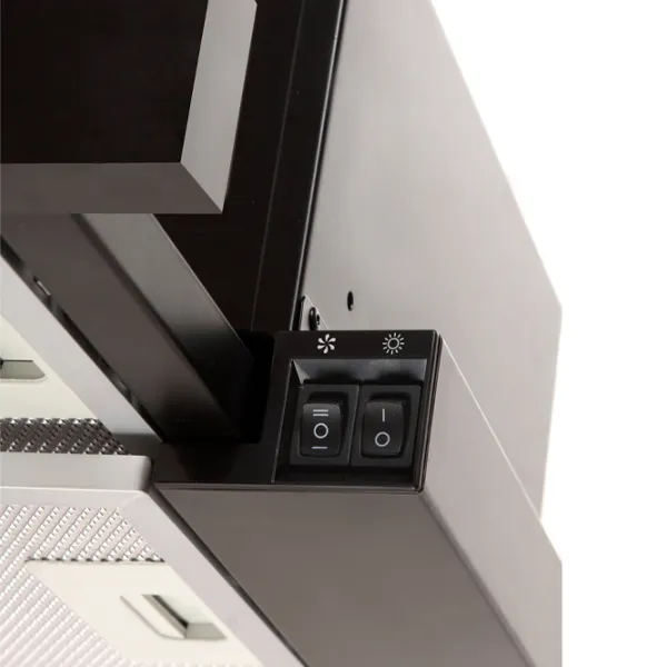 Hotă Mastercook Solaris 700 LED Telescopică/ Black/ Gray photo 2