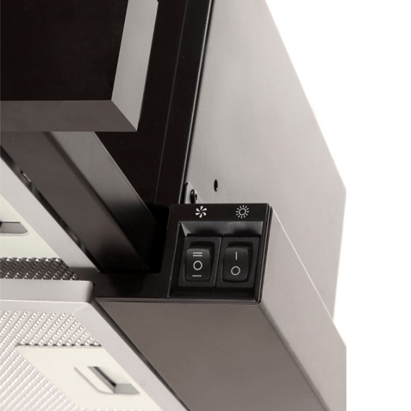 Hotă Mastercook Solaris 700 LED Telescopică/ Black/ Gray photo 2
