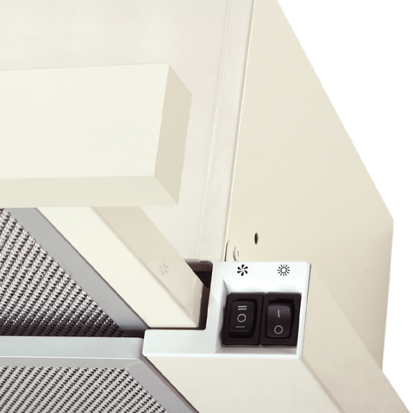 Hotă Mastercook Solaris 700 LED Telescopică/ Beige/ Gray photo 3