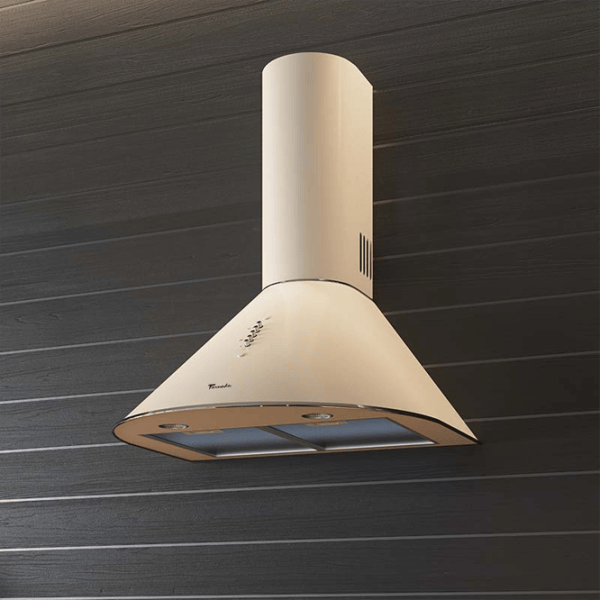 Hotă Tornado Viola 750 LED Șemineu/ Beige/ Gray photo 2