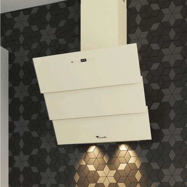 Hotă Tornado Megas 1200 LED Înclinată/ Beige/ Gray photo 4