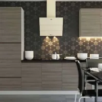 Hotă Tornado Megas 1200 LED Înclinată/ Beige/ Gray photo 5