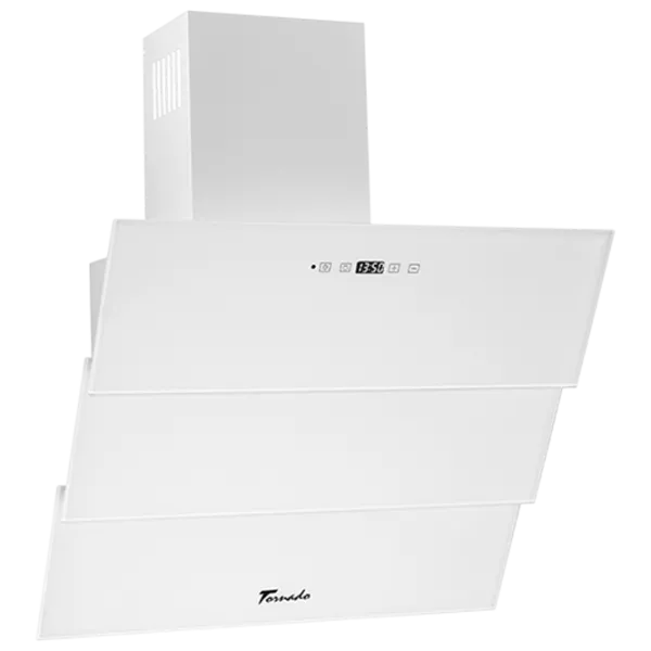 Hotă Tornado Megas 1200 LED Înclinată/ White/ Gray photo 1