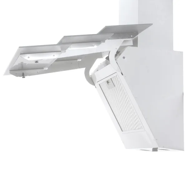 Hotă Tornado Megas 1200 LED Înclinată/ White/ Gray photo 2