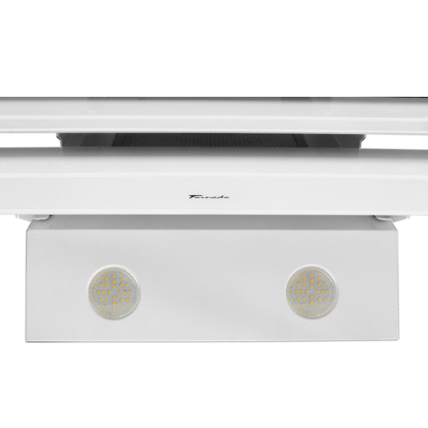 Hotă Tornado Megas 1200 LED Înclinată/ White/ Gray photo 3