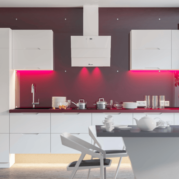 Hotă Tornado Megas 1200 LED Înclinată/ White/ Gray photo 9