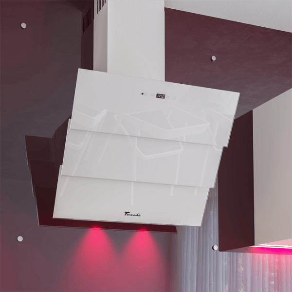 Hotă Tornado Megas 1200 LED Înclinată/ White/ Gray photo 10