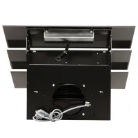 Hotă Tornado Megas 1200 LED Înclinată/ Black/ Gray photo 3