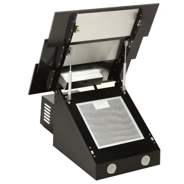 Hotă Tornado Megas 1200 LED Înclinată/ Black/ Gray photo 4