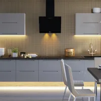 Hotă Tornado Megas 1200 LED Înclinată/ Black/ Gray photo 9