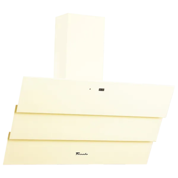 Hotă Tornado Megas 1200 LED Înclinată/ Beige/ Gray photo 1