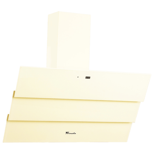 Hotă Tornado Megas 1200 LED Înclinată/ Beige/ Gray photo 1