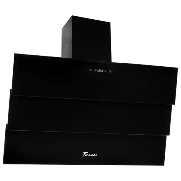 Hotă Tornado Megas 1200 LED Înclinată/ Black/ Gray photo 1