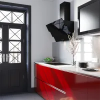 Hotă Tornado Megas 1200 LED Înclinată/ Black/ Gray photo 2