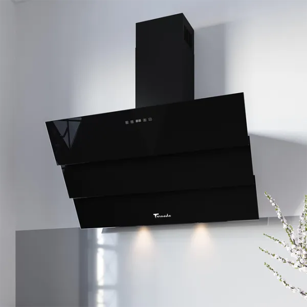 Hotă Tornado Megas 1200 LED Înclinată/ Black/ Gray photo 3