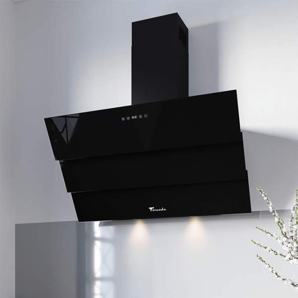 Hotă Tornado Megas 1200 LED Înclinată/ Black/ Gray photo 3