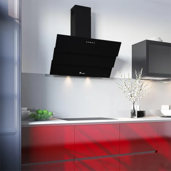 Hotă Tornado Megas 1200 LED Înclinată/ Black/ Gray photo 8