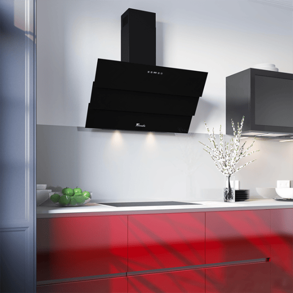 Hotă Tornado Megas 1200 LED Înclinată/ Black/ Gray photo 8