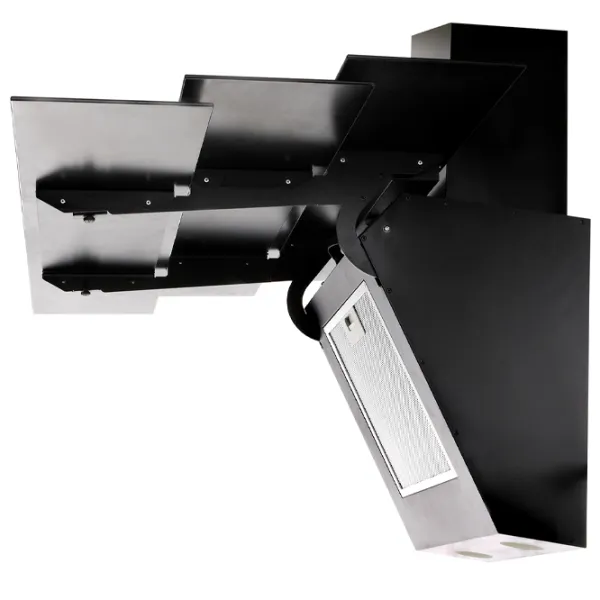 Hotă Tornado Megas 1200 LED Înclinată/ Black/ Gray photo 9