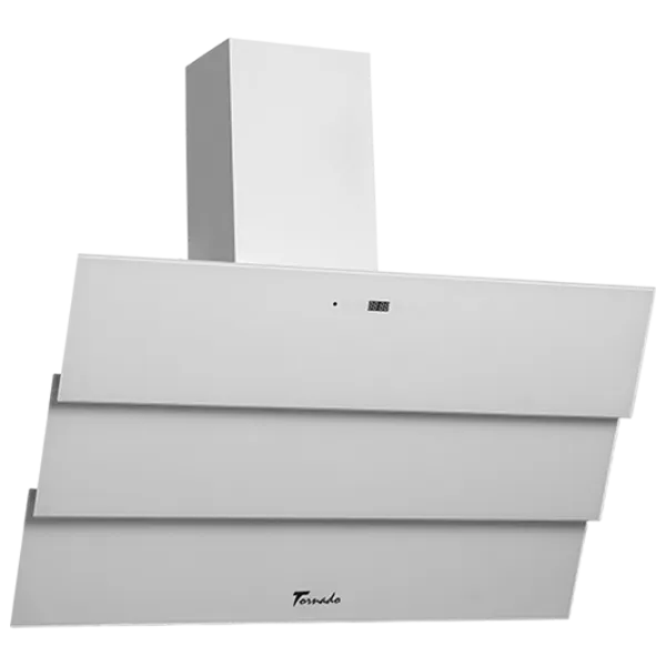 Hotă Tornado Megas 1200 LED Înclinată/ White/ Gray photo 1