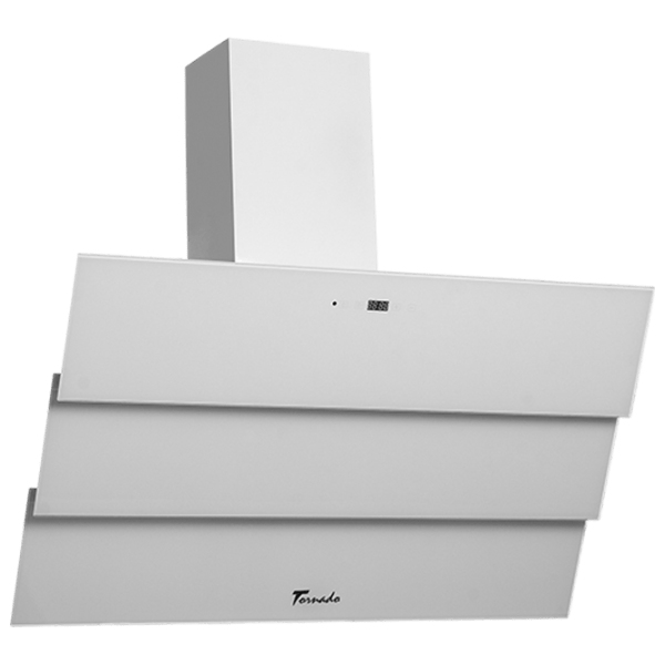 Hotă Tornado Megas 1200 LED Înclinată/ White/ Gray photo 1