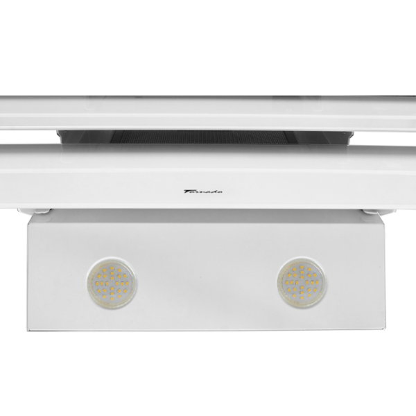 Hotă Tornado Megas 1200 LED Înclinată/ White/ Gray photo 2