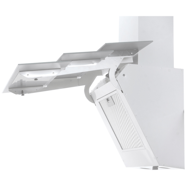 Hotă Tornado Megas 1200 LED Înclinată/ White/ Gray photo 3