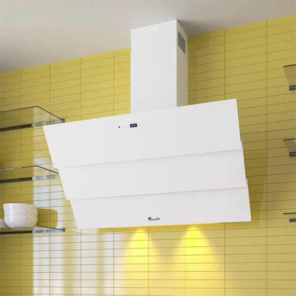 Hotă Tornado Megas 1200 LED Înclinată/ White/ Gray photo 4