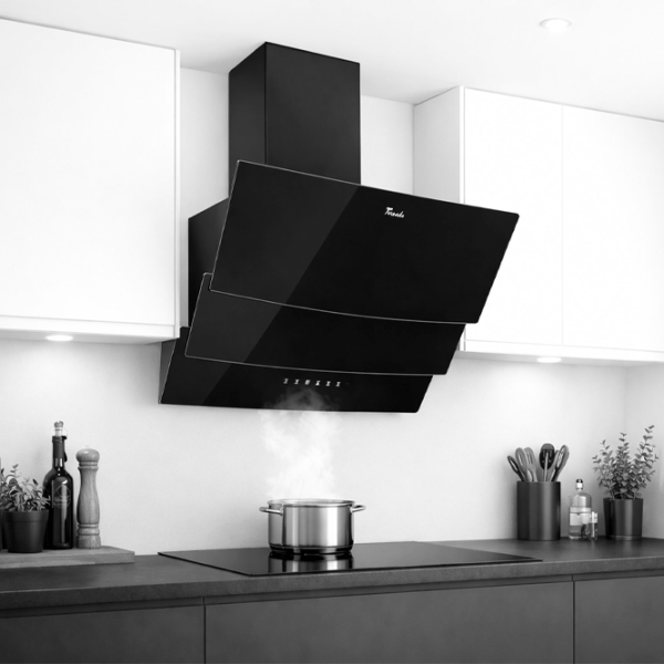 Hotă Tornado Piano 850 LED Înclinată/ Black/ Gray photo 3