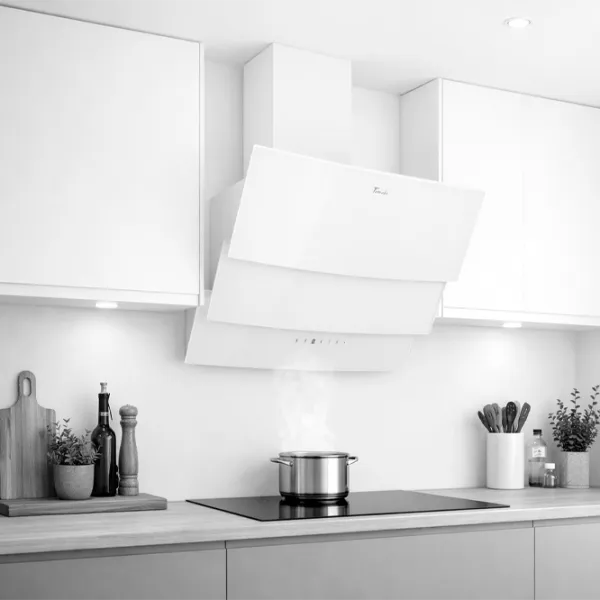 Hotă Tornado Piano 850 LED Înclinată/ White/ Gray photo 4
