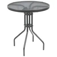 Set mobilă grădină GardenLine Bistro Plastic / Sticlă / Metal / Gray photo 3