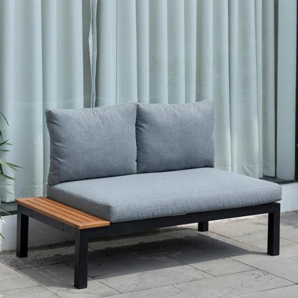 Set mobilă grădină GardenLine Lagoon Lemn / Aluminiu / Aluminiu / Brown photo 5