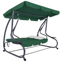 Leagăn de grădină Springos Venezia GS0028 Green / 300 kg