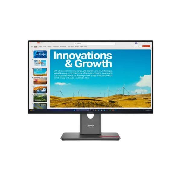 Monitor Lenovo ThinkVision P24QD-40 23.8" 2K 120 Hz / 4 ms / Black photo 1
