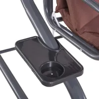 Садовые качели Springos Linda GS0004 Коричневый / 280 кг photo 8