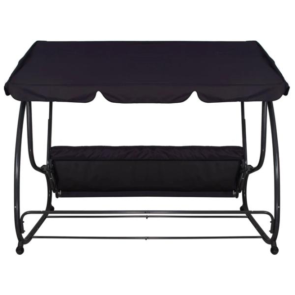 Садовые качели Springos Linda GS0016 Черный / 300 кг photo 2