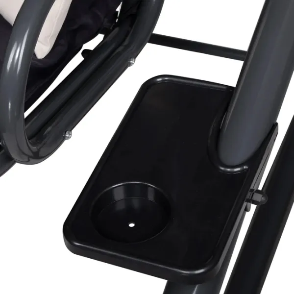 Садовые качели Springos Linda GS0016 Черный / 300 кг photo 6