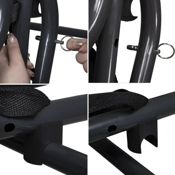 Садовые качели Springos Linda GS0016 Черный / 300 кг photo 7