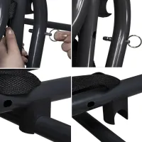 Садовые качели Springos Linda GS0016 Черный / 300 кг photo 7