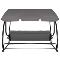 Садовые качели Springos Linda GS0003 Серый / 300 кг photo 2