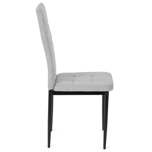 Scaun de bucătărie Mebel Elite TEX Stofă/ Gray Black photo 2