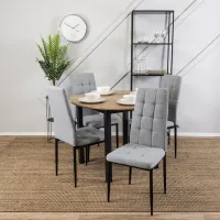 Scaun de bucătărie Mebel Elite TEX Stofă/ Gray Black photo 7