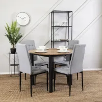 Scaun de bucătărie Mebel Elite TEX Stofă/ Gray Black photo 8