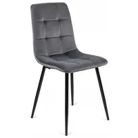 Scaun de bucătărie Mebel Elite Peru Velur/ Gray Black photo 4